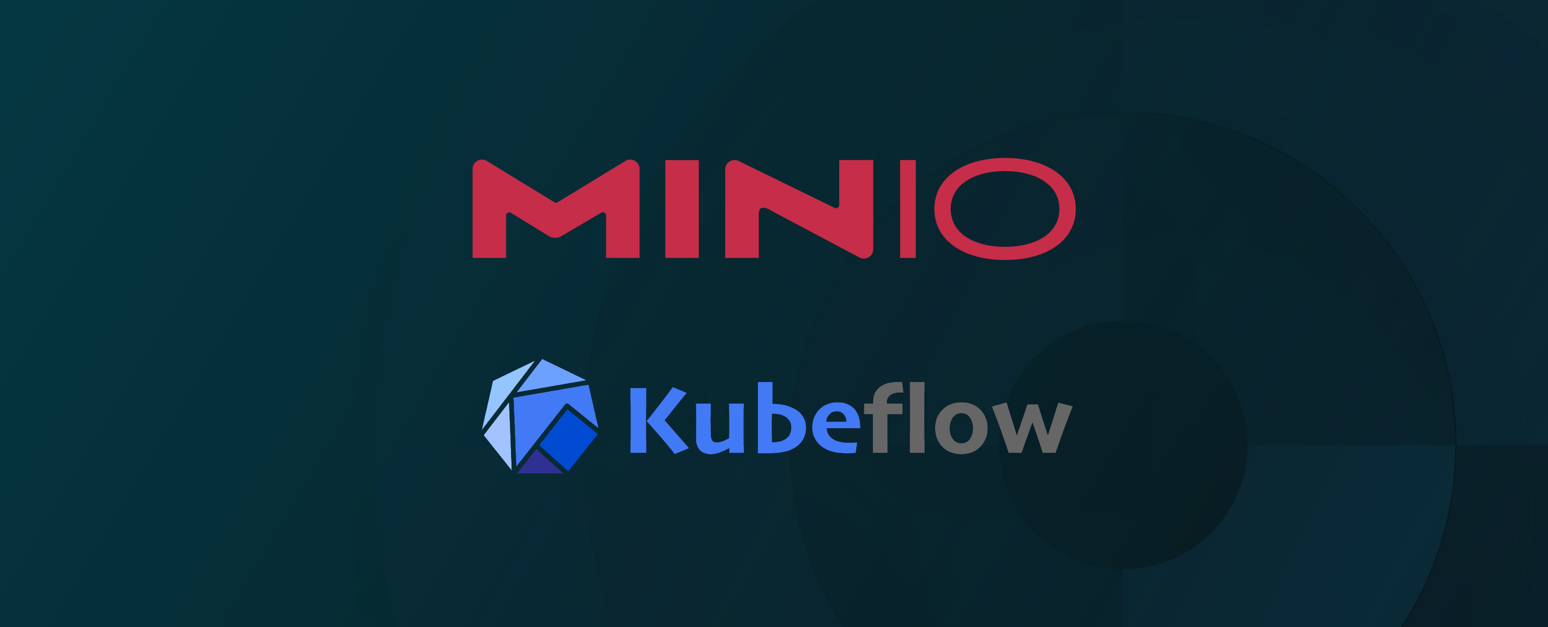 Kubeflow. Minio. Minio logo. Kubeflow Pipelines.