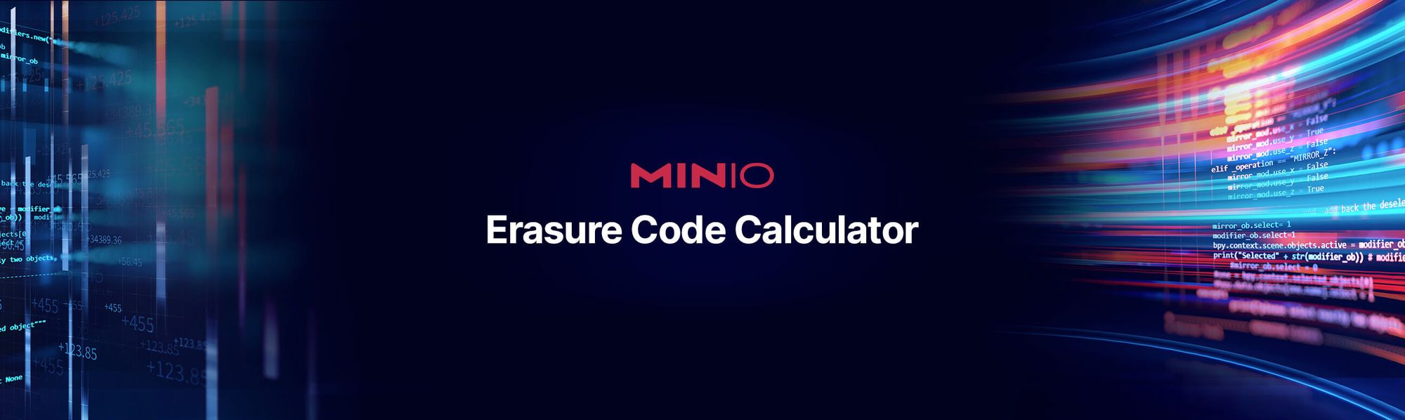 A Guided Tour of the MinIO Erasure Code Calculator
