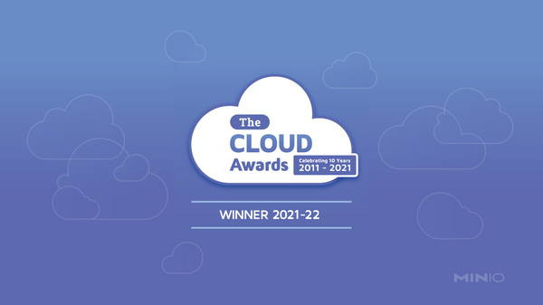 MinIO Wins Cloud Computing Award for Best Hybrid Cloud Solution